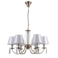Ceiling light Gerhort G11095/6AB WT, 6x40W, E14, 80x65x65 cm, bronze color