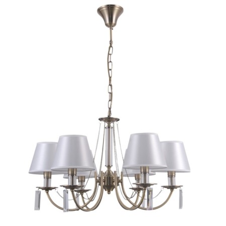 Ceiling light Gerhort G11095/6AB WT, 6x40W, E14, 80x65x65 cm, bronze color