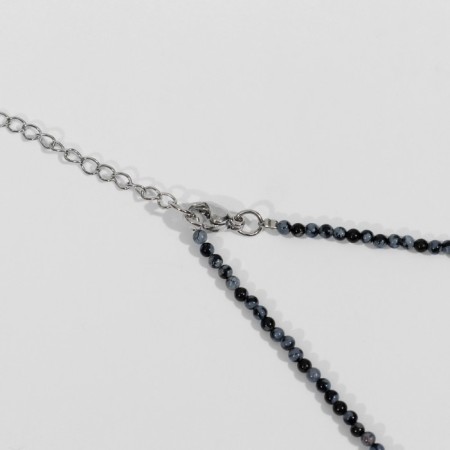 Skoker Shar # 2 faceting "Obsidian", 38cm+5cm extension cord-1