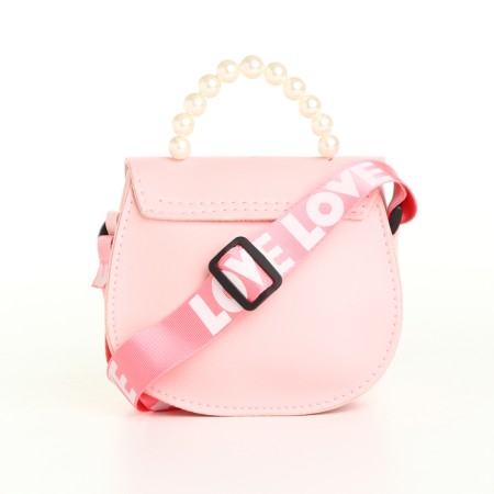 Baby bag on the valve, pink color-1
