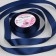 Satin tape, 20 mm × 23 ± 1 m, color dark blue No. 38
