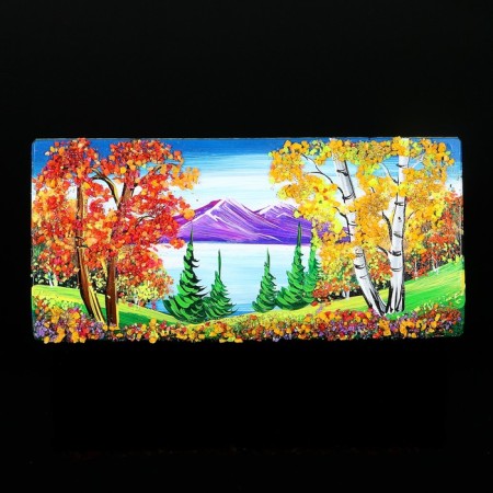 Casket "Autumn" 15x7x5.5 cm, stone baby, coil-4