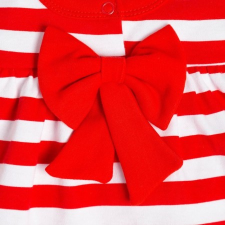 Body dress Brock I am a “bow”, height 68-74 cm, red/white color-6
