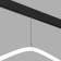 Connector for the Elektrostandard, Slim Magnetic, 135x22x1500 mm, black color