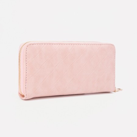 Women's wallet with lightning, pink color-1