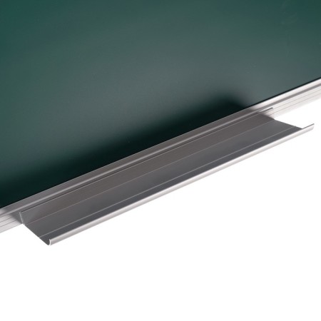 Magnetic-mail board 100x150 cm, green, calligrata standard, in an aluminum frame, with a shelf-2