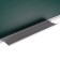 Magnetic-mail board 100x150 cm, green, calligrata standard, in an aluminum frame, with a shelf