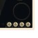 Gorenje EC642CLI hob, electric, 4 burners, Hi-Light, black-beige