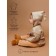 Sweater Children's Knitted Amarobaby Brush, height 86 cm, beige color
