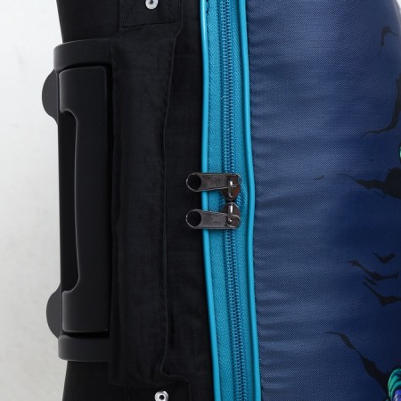 Small suitcase 20 ", on lightning, black/gray color-5