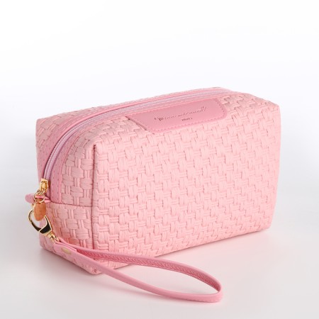Lightning cosmetic bag, pink color