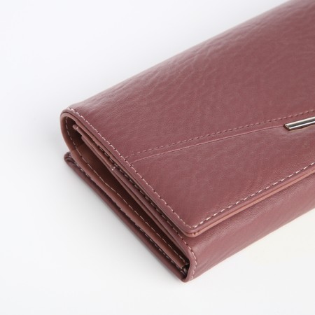Women's wallet on a magnet, powder color-2