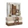 Set of terry towels Diva Afrodita "Coffee", size 40x60 cm, 3 pcs