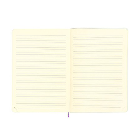 Dated diary 2024 A5 176 sheets, Devente.nobile, soft cover of artificial leather, lies, cream block 70 g/m2, purple-13