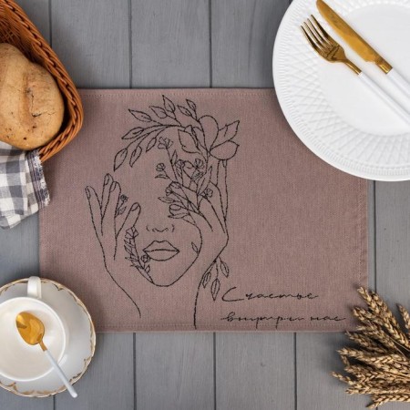 Ethel napkin Happiness inside us 29x40 cm, 35% HL ​​65% PE, 370 g/m2