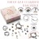 Set for creating bracelets "Gift for Girls", unicorn, 63 subjects, color