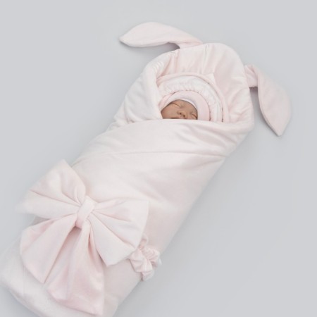 Set for discharge Winter Kinderlitto "Rabbit", 6 items, height 56-62 cm, pink color-5