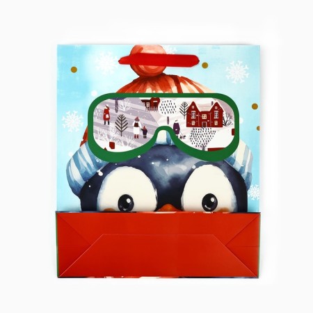 Package New Year's laminated “Penguin”, m 30 x 26 x 9 cm, New Year-6