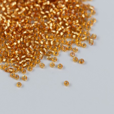12/0 round beads in the bottle "golden" transparent-color 20 g-2