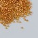 12/0 round beads in the bottle "golden" transparent-color 20 g