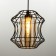 Lamp Bayerlux "Alauser" E27 40W Black 19x19x22-122 cm