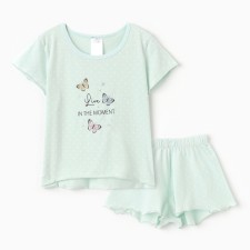 Pajama nursery, menthol color, height 122-128 cm