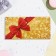 Money envelope "Universal" red bow in gold, 16.5 x 8.5 cm