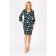 Female dress, size 44, blue, green color