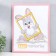 Photo frame Plastic "Watercolor" 30x40 cm, pink