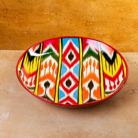 Lryagan Round Rishtan Ceramics 28cm, Atlas-1