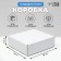 Self -charged box, white, 38 x 28 x 9 cm,