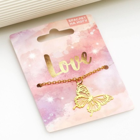 Bracelet on the leg "Love", 24 cm-1