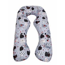 Pillowcase to a pillow for pregnant women, size 340x72 cm, color gray color