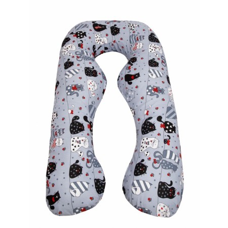 Pillowcase to a pillow for pregnant women, size 340x72 cm, color gray color