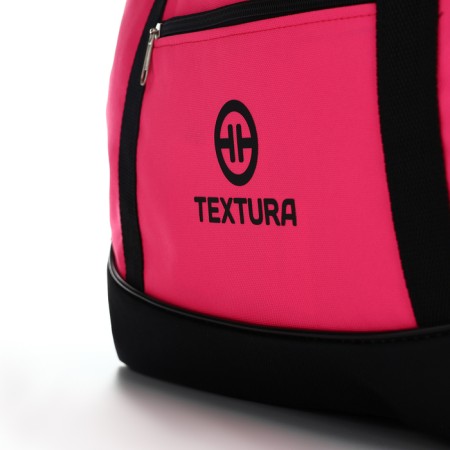 Women's sports bag, textura, average size, black/pink color-9