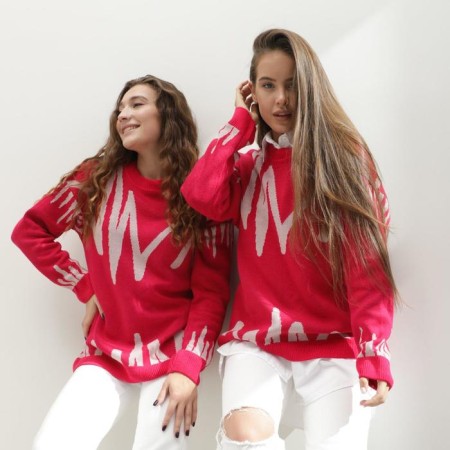 Female jumper SL, 50-52, fuchsia-3