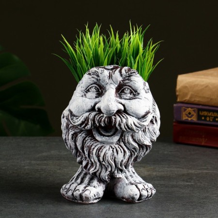 Figure Kashpo "Brownie" Gray, 15x12x11cm-1