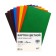 Cardboard of color A4, 8 sheets, 8 colors, calligrata, non -220 g/m2, on the bracket