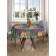 The tablecloth “Bright colored cats”, round, Saten, d = 150 cm