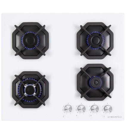 Hon surface Maunfeld EGHG.64.23CW/G, gas, 4 burners, white