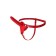 Strapon at the Black & Red BY Toyfa, silicone, 24 cm, red color red