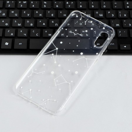 Ibox Art case for Xiaomi Redmi 9a, silicone, transparent, constellation-2
