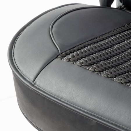 Frame caps for the front seats Car Performance, 2 pcs, eco -leather, and-7