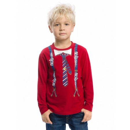 Jumper for boys, height 86 cm, red color