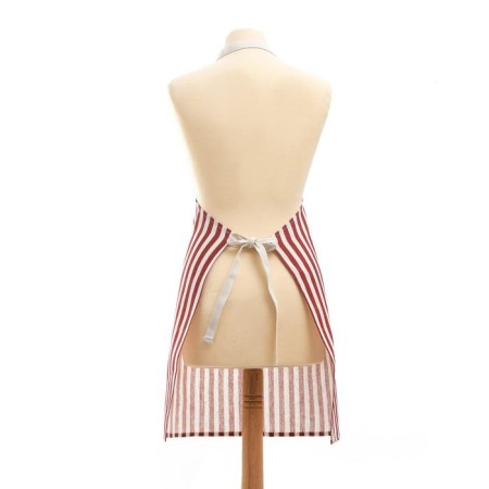 Apron Dolyana "strip red 67 x 74cm, 100%PE-5