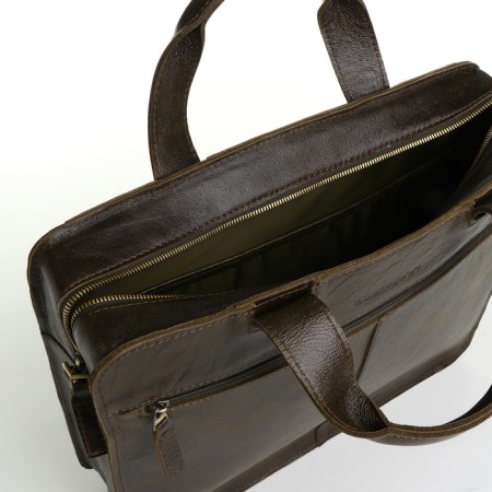 Male bag, igermann, olive color-4