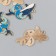 Decor for creativity Metal, enamel "Dolphin in the waves" 2.2x3.5 cm