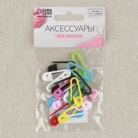 Set of pins, 3 × 1 × 0.3 cm, 20 pcs, color colorful-2