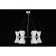 Suspended chandelier Elinor E14 480W