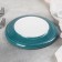 Ceramic "branch" plate, d = 25 cm, white color